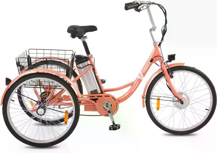 Electric Tricycle for Adults,with Basket, 36V Removable Battery, 250W Brushless Motor, 3 Wheel Electric Bicycle Adults Electric Tricycle for Adults,with Basket, 36V Removable Battery, 250W Brushless Motor, 3 Wheel Electric Bicycle Adults